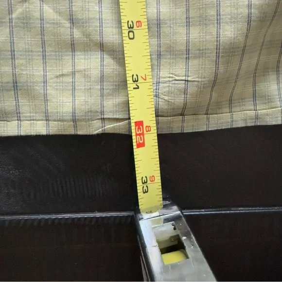 John W Nordstrom/JWN Long Sleeve Liggt Green/Blue Plaid Button Down Shirt XXL - Picture 11 of 16